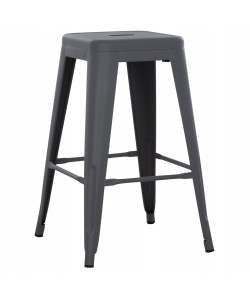 ΣΚΑΜΠΟ ΜΕΣΑΙΟΥ ΥΨΟΥΣ ΜΕΤΑΛΛΙΚΟ MELITA-PRO HM8573.50 ΓΚΡΙ 43x43x67Υεκ.