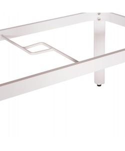 ΤΡΑΠΕΖΙ ΕΞΩΤ.ΧΩΡΟΥ TELAMO HM6288.02 ΑΛΟΥΜΙΝΙΟ ΛΕΥΚΟ & POLYWOOD 160X90Χ73.5Υεκ.