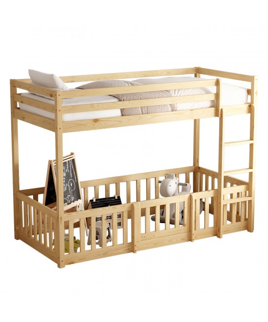 ΠΑΙΔΙΚΗ ΚΟΥΚΕΤΑ τ.MONTESSORI ΜΕ ΠΑΡΚΑΚΙ PLAYKID HM703.01 ΞΥΛΟ ΠΕΥΚΟΥ ΦΥΣΙΚΟ ΓΙΑ 190x90εκ ΠΑΙΔΙΚΗ ΚΟΥΚΕΤΑ τ.MONTESSORI ΜΕ ΠΑΡΚΑΚΙ PLAYKID HM703.01 ΞΥΛΟ ΠΕΥΚΟΥ ΦΥΣΙΚΟ ΓΙΑ 190x90εκ