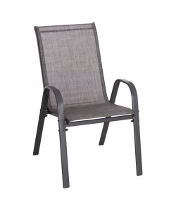 ΠΟΛΥΘΡΟΝΑ ΕΞ.ΧΩΡΟΥ LEON HM5000.41 ΜΕΤΑΛΛΙΚΗ ΓΚΡΙ K/D- ΣΕΤ 4 ΤΜΧ-55x70x91Υεκ.