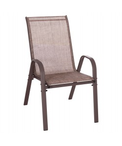 ΠΟΛΥΘΡΟΝΑ ΕΞ.ΧΩΡΟΥ LEON HM5000.42 ΜΕΤΑΛΛΙΚΗ ΚΑΦΕ K/D- ΣΕΤ 4 ΤΜΧ-55x70x91Υεκ.