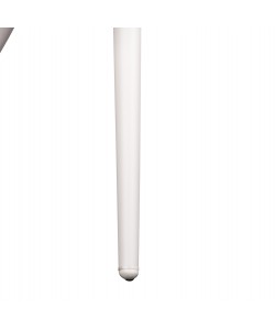 ΤΡΑΠΕΖΙ ΑΛΟΥΜΙΝΙΟΥ ΣΤΡΟΓΓΥΛΟ HIGER HM6290.01 ΓΚΡΙ Φ126x74Υεκ.