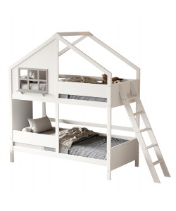 ΠΑΙΔΙΚH ΚΟΥΚΕΤΑ ΣΠΙΤΑΚΙ τ.MONTESSORI COMBO HM707.03 τ.MONTESSORI ΞΥΛΟ ΠΕΥΚΟΥ ΛΕΥΚΟ-90x190εκ