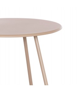 ΒΟΗΘΗΤΙΚΟ ΤΡΑΠΕΖΑΚΙ ΜΕΤΑΛΛΙΚΟ ΣΤΡΟΓΓΥΛΟ SAMMON HM6271.03 ΚΑΠΟΥΤΣΙΝΟ Φ45x50Υεκ