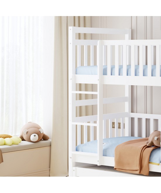 ΠΑΙΔΙΚΗ ΚΟΥΚΕΤΑ ΜΕ 3 ΚΡΕΒΑΤΙΑ & 2 ΣΥΡΤΑΡΙΑ TRIPLON HM709.03 ΞΥΛΟ ΠΕΥΚΟΥ 90x190-200εκ