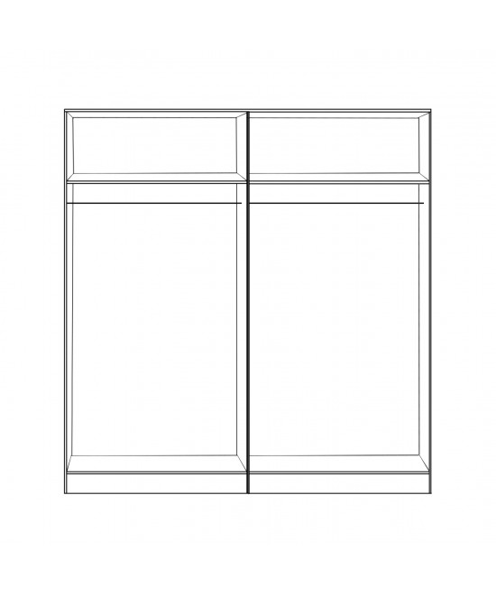 ΣΕΤ 2 ΤΜΧ ΝΤΟΥΛΑΠΑ 4ΦΥΛΛΗ SONAMA 160X42X181 HM11350.02