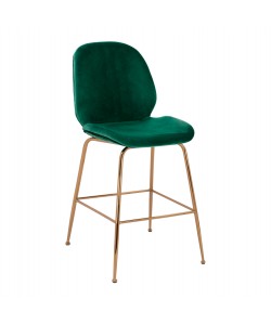 ΣΚΑΜΠΟ ΜΕΣΑΙΟΥ ΥΨΟΥΣ NORA HM8524.03 ΒΕΛΟΥΔΟ ΚΥΠΑΡΙΣΣΙ & ΧΡΥΣΟ ΜΕΤΑΛΛΙΚΟ ΣΚΕΛΕΤΟ 52x61.5x103 εκ.