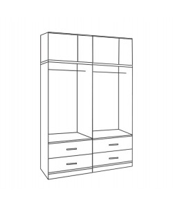 ΣΕΤ 4 ΤΜΧ ΝΤΟΥΠΑΛΑ 4ΦΥΛΛΗ ΜΕ ΠΑΤΑΡΙ ΚΑΙ 4 ΣΥΡΤΑΡΙΑ SONAMA 160X42X241 HM11352.02