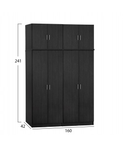 ΣΕΤ 4 ΤΜΧ ΝΤΟΥΠΑΛΑ 4ΦΥΛΛΗ ΜΕ ΠΑΤΑΡΙ ZEBRANO 160X42X241 HM11353.01 ΣΕΤ 4 ΤΜΧ ΝΤΟΥΠΑΛΑ 4ΦΥΛΛΗ ΜΕ ΠΑΤΑΡΙ ZEBRANO 160X42X241 HM11353.01