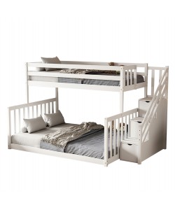 ΠΑΙΔΙΚH ΚΟΥΚΕΤΑ τ.MONTESSORI BEAMER HM711.03 ΞΥΛΟ ΠΕΥΚΟΥ ΣΕ ΛΕΥΚΟ-ΣΤΡΩΜΑΤΑ 90-140x190εκ