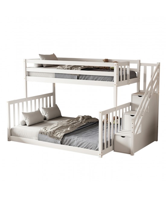 ΠΑΙΔΙΚH ΚΟΥΚΕΤΑ τ.MONTESSORI BEAMER HM711.03 ΞΥΛΟ ΠΕΥΚΟΥ ΣΕ ΛΕΥΚΟ-ΣΤΡΩΜΑΤΑ 90-140x190εκ