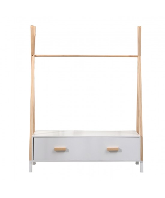 ΚΡΕΜΑΣΤΡΑ ΜΕ ΣΥΡΤΑΡΙΑ ΠΑΙΔΙΚH PASCHAL HM2491.03 ΜΕΛΑΜΙΝΗ-ΞΥΛΟ ΠΕΥΚΟΥ 80x40x130Υεκ