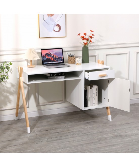 ΓΡΑΦΕΙΟ ΠΑΙΔΙΚΟ PASCHAL HM2496.03 ΜΕΛΑΜΙΝΗ-ΞΥΛΟ ΠΕΥΚΟΥ 120x55x75Υεκ