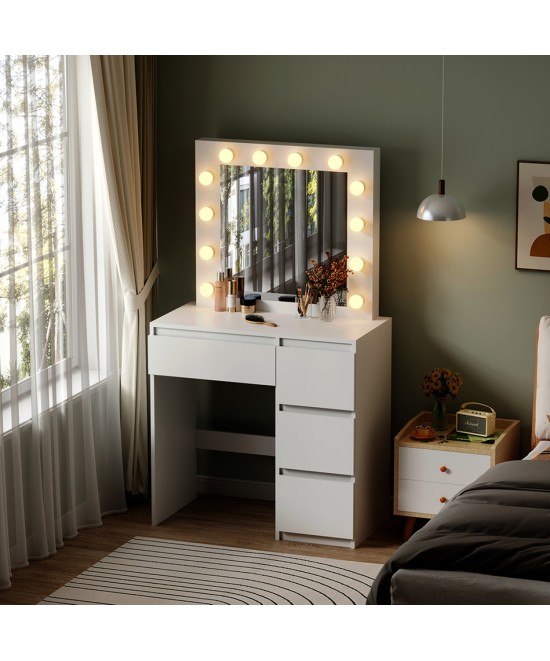 ΤΟΥΑΛΕΤΑ ΜΕ ΦΩΤΙΣΜΟ LED & ΣΥΡΤΑΡΙΑ KEITLIN HM2499.03 ΜΕΛΑΜΙΝΗ ΣΕ ΛΕΥΚΟ 80x40x140Υεκ.