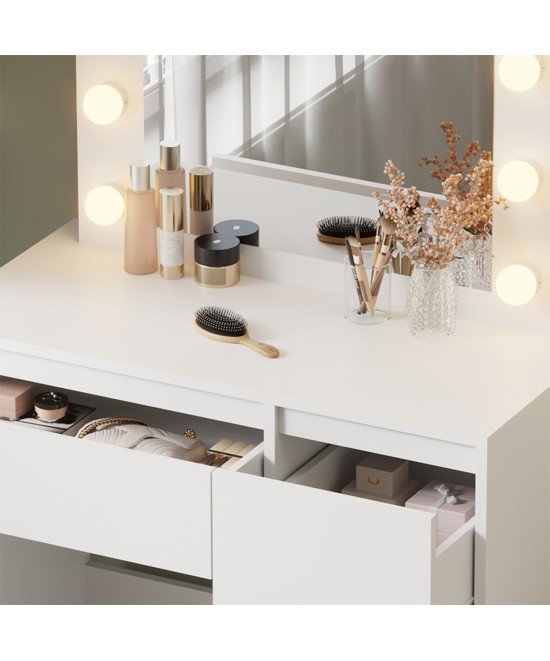 ΤΟΥΑΛΕΤΑ ΜΕ ΦΩΤΙΣΜΟ LED & ΣΥΡΤΑΡΙΑ KEITLIN HM2499.03 ΜΕΛΑΜΙΝΗ ΣΕ ΛΕΥΚΟ 80x40x140Υεκ.