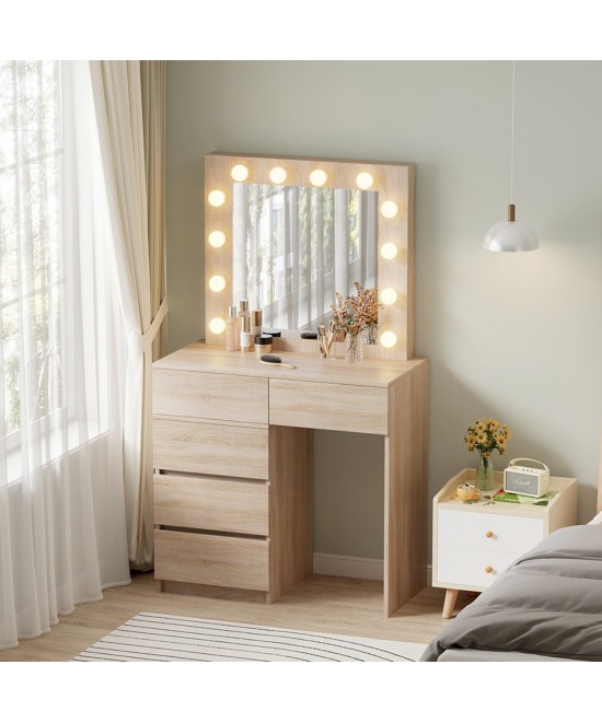 ΤΟΥΑΛΕΤΑ ΜΕ ΦΩΤΙΣΜΟ LED & ΣΥΡΤΑΡΙΑ BEYON HM2500.01 ΜΕΛΑΜΙΝΗ ΣΕ SONAMA 112.5x40.5x140Υεκ.
