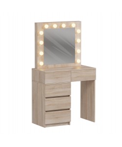 ΤΟΥΑΛΕΤΑ ΜΕ ΦΩΤΙΣΜΟ LED & ΣΥΡΤΑΡΙΑ BEYON HM2500.01 ΜΕΛΑΜΙΝΗ ΣΕ SONAMA 112.5x40.5x140Υεκ.