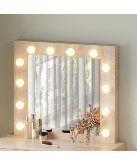 ΤΟΥΑΛΕΤΑ ΜΕ ΦΩΤΙΣΜΟ LED & ΣΥΡΤΑΡΙΑ BEYON HM2500.01 ΜΕΛΑΜΙΝΗ ΣΕ SONAMA 112.5x40.5x140Υεκ.