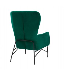 ΠΟΛΥΘΡΟΝΑ ΜΠΕΡΖΕΡΑ ΒΕΛΟΥΔΟ ΚΥΠΑΡΙΣΣΙ ΜΕ ΜΕΤΑΛΛΙΚΟ ΜΑΥΡΟ ΠΟΔΙ HM8721.03 67x80x102 εκ.