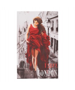 ΠΙΝΑΚΑΣ ΚΑΜΒΑΣ LONDON WOMAN HM7155.05 120X70X2.5 εκ.