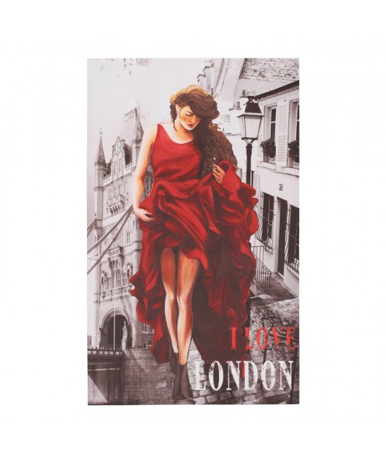 ΠΙΝΑΚΑΣ ΚΑΜΒΑΣ LONDON WOMAN HM7155.05 120X70X2.5 εκ.