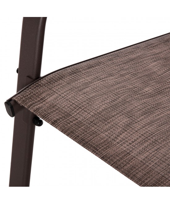 ΣΕΤ ΤΡΑΠΕΖΑΡΙΑΣ ΕΞ.ΧΩΡΟΥ 5ΤΜΧ HM5200.02 ΜΕ 4 ΚΑΡΕΚΛΕΣ & ΤΡΑΠΕΖΙ 140Χ80--ΚΑΦΕ