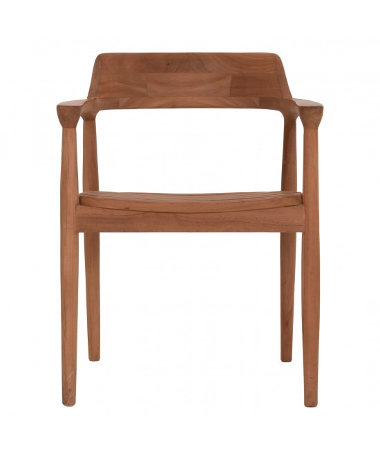 ΠΟΛΥΘΡΟΝΑ ΕΞΩΤΕΡΙΚΟΥ ΧΩΡΟΥ FREM HM18107 ΞΥΛΟ TEAK-ΦΥΣΙΚΟ ΧΡΩΜΑ 59x54.5x76Υεκ.