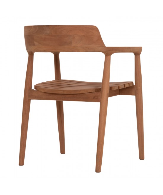 ΠΟΛΥΘΡΟΝΑ ΕΞΩΤΕΡΙΚΟΥ ΧΩΡΟΥ FREM HM18107 ΞΥΛΟ TEAK-ΦΥΣΙΚΟ ΧΡΩΜΑ 59x54.5x76Υεκ.