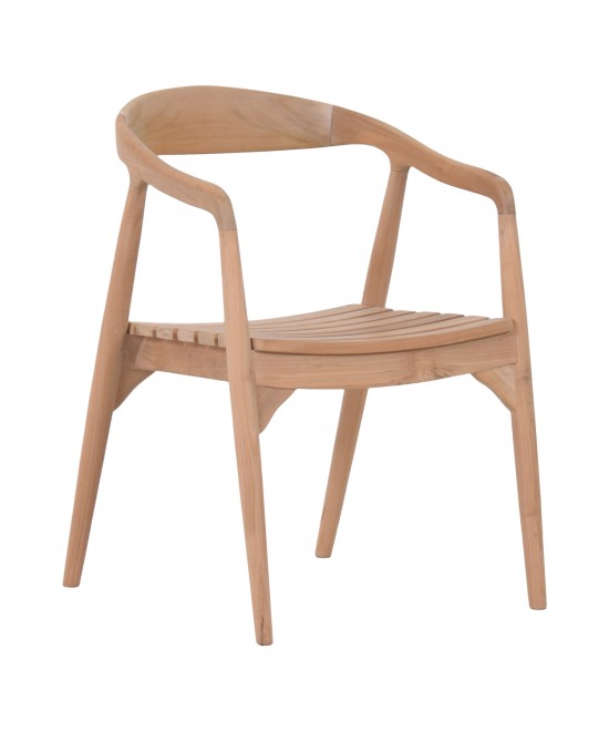 ΠΟΛΥΘΡΟΝΑ ΕΞΩΤΕΡΙΚΟΥ ΧΩΡΟΥ EBENIZER HM18106 ΞΥΛΟ TEAK-ΦΥΣΙΚΟ ΧΡΩΜΑ 54x56x75.5Υεκ.