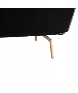 ΚΑΝΑΠΕΣ ΚΡΕΒΑΤΙ 3ΘΕΣΙΟΣ ΑΠΟ ΒΕΛΟΥΔΟ ΓΚΡΙ HM3168.01 193Χ85Χ88Υ εκ.