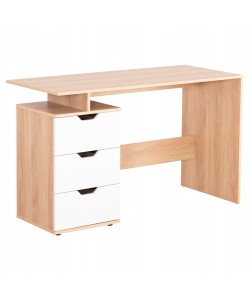 ΓΡΑΦΕΙΟ ΜΕ ΣΥΡΤΑΡΙΑ COLT HM18291 ΜΕΛΑΜΙΝΗ ΣΕ ΛΕΥΚΟ-SONAMA 120x53x75Υεκ.