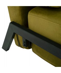 HM3078.13 ΠΟΛΥΘΡΟΝΑ ΚΡΕΒΑΤΙ, ΒΕΛΟΥΔΟ ΛΑΔΙ  95x92x66Υ εκ.