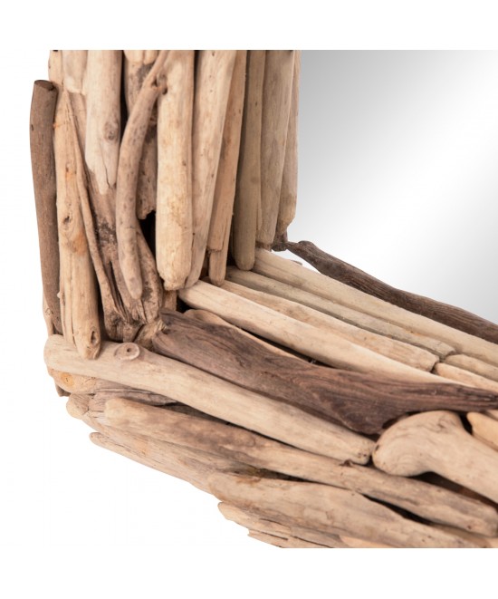 ΚΑΘΡΕΠΤΗΣ ΤΟΙΧΟΥ TWIGS HM4440 DRIFTWOOD ΣΕ ΦΥΣΙΚΟ ΧΡΩΜΑ 62x10x82Υεκ.