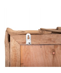 ΚΑΘΡΕΠΤΗΣ ΤΟΙΧΟΥ TWIGS HM4440 DRIFTWOOD ΣΕ ΦΥΣΙΚΟ ΧΡΩΜΑ 62x10x82Υεκ.