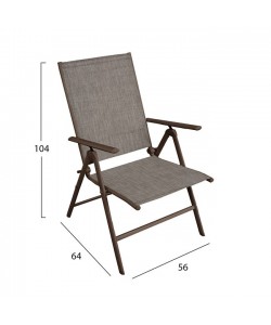 ΣΕΤ ΤΡΑΠΕΖΑΡΙΑΣ 7ΤΜΧ ΣΕ ΧΡΩΜΑ ΚΑΦΕ HM10557.02