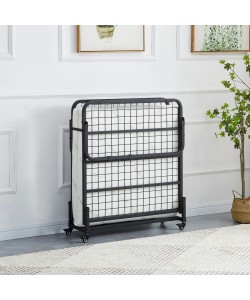 ΚΡΕΒΑΤΙ-ΡΑΝΤΖΟ ΜΕ ΣΤΡΩΜΑ NETTI HM691.01 ΜΕΤΑΛΛΙΚΟ ΜΑΥΡΟ ΜΑΤ 190x76x30Υεκ. ΚΡΕΒΑΤΙ-ΡΑΝΤΖΟ ΜΕ ΣΤΡΩΜΑ NETTI HM691.01 ΜΕΤΑΛΛΙΚΟ ΜΑΥΡΟ ΜΑΤ 190x76x30Υεκ.