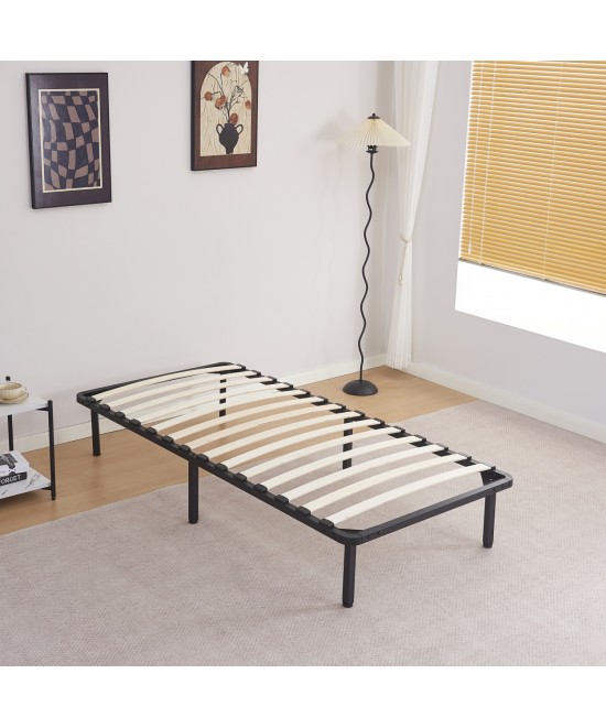 ΚΡΕΒΑΤΙ-ΥΠΟΣΤΡΩΜΑ MARKY HM693.01 ΜΕΤΑΛΛΙΚΟ ΜΑΥΡΟ ΓΙΑ ΣΤΡΩΜΑ 190x90εκ