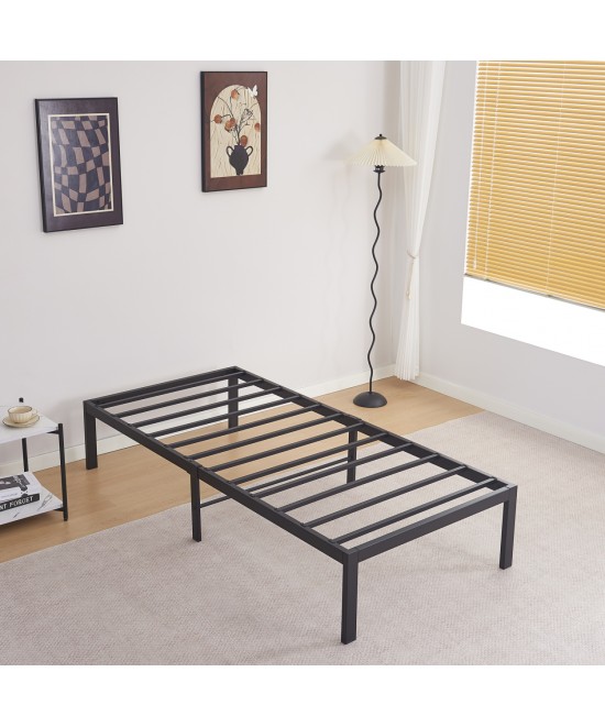 ΚΡΕΒΑΤΙ-ΥΠΟΣΤΡΩΜΑ RANTO HM695.01 ΜΕΤΑΛΛΙΚΟ ΜΑΥΡΟ ΓΙΑ ΣΤΡΩΜΑ 190x90εκ