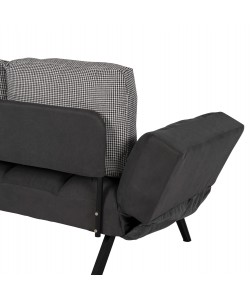 ΚΑΝΑΠΕΣ 3ΘΕΣΙΟΣ ΠΟΛΥΜΟΡΦΙΚΟΣ HM3169.01 ΓΚΡΙ ΜΕ ΜΑΞΙΛΑΡΙΑ 190Χ75Χ89Υ εκ.