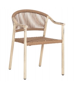 ΠΟΛΥΘΡΟΝΑ KERLY HM6050.01 ΑΛΟΥΜΙΝΙΟ ΧΡΩΜΑ ΔΡΥΟΣ-ΧΑΛΚΙΝΟ ΣΥΝΘΕΤΙΚΟ RATTAN 54x58,5x76Υ