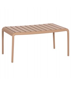 ΤΡΑΠΕΖΙ ΣΑΛΟΝΙΟΥ ΕΞΩΤΕΡΙΚΟΥ ΧΩΡΟΥ ΧΑΜΗΛΟ KORVER HM6334.04 ΠΟΛΥΠΡΟΠΥΛΕΝΙΟ ΚΑΠΟΥΤΣΙΝΟ 100x60x46Υεκ