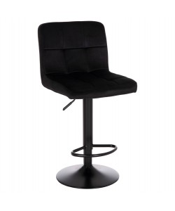 ΣΚΑΜΠΟ ΜΠΑΡ ΠΕΡΙΣΤΡΕΦ. DIANA HM202.44 ΜΑΥΡΟ ΒΕΛΟΥΔΟ--ΜΕΤΑΛΛΟ ΜΑΥΡΟ ΜΑΤ 44x52x109Υεκ