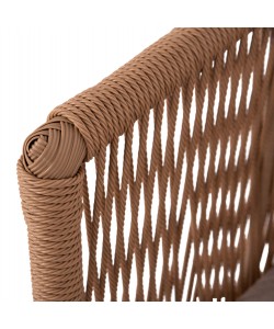 ΣΑΛΟΝΙ ΕΞ.ΧΩΡΟΥ 4ΤΜΧ FREJA HM6057.04 ΑΛΟΥΜ.ΚΑΠΟΥΤΣΙΝΟ-PE RATTAN & ΜΑΞΙΛΑΡΙΑ ΜΠΕΖ