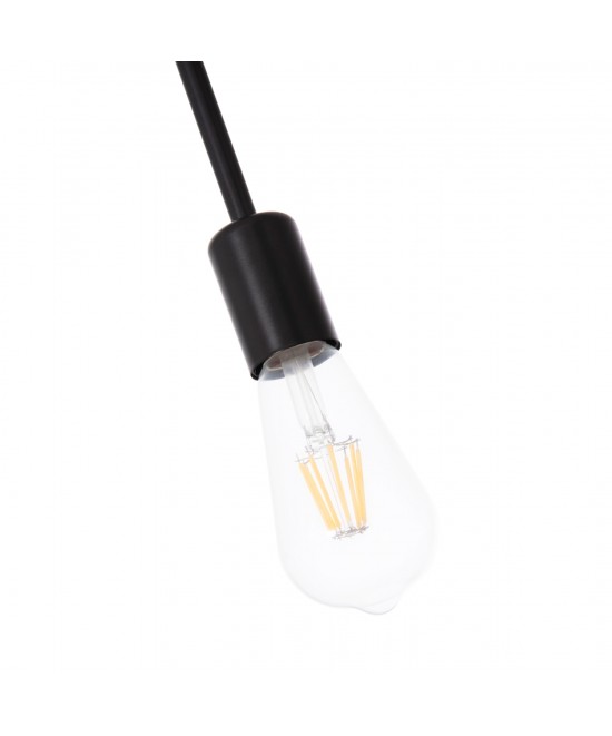 ΦΩΤΙΣΤΙΚΟ ΟΡΟΦΗΣ 4-ΦΩΤΟ LIGHTY HM7405.11 ΜΕΤΑΛΛΟ ΣΕ ΜΑΥΡΟ 57x5x52Υεκ.