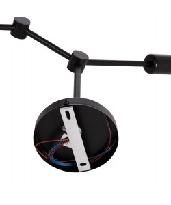 ΦΩΤΙΣΤΙΚΟ ΟΡΟΦΗΣ 4-ΦΩΤΟ LIGHTY HM7405.11 ΜΕΤΑΛΛΟ ΣΕ ΜΑΥΡΟ 57x5x52Υεκ.