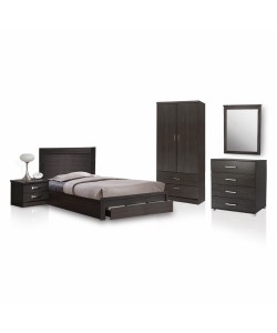 ΣΕΤ ΚΡΕΒΑΤΟΚΑΜΑΡΑΣ 5 ΤΕΜΑΧΙΩΝ ΣΕ ZEBRANO HM11337.01