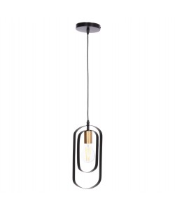 ΦΩΤΙΣΤΙΚΟ ΟΡΟΦΗΣ ΚΡΕΜΑΣΤΟ BIUT HM7537.11 ΜΑΥΡΟ ΜΕΤΑΛΛΟ-ΧΡΥΣΟ ΝΤΟΥΙ 15,5x4x130Υεκ.