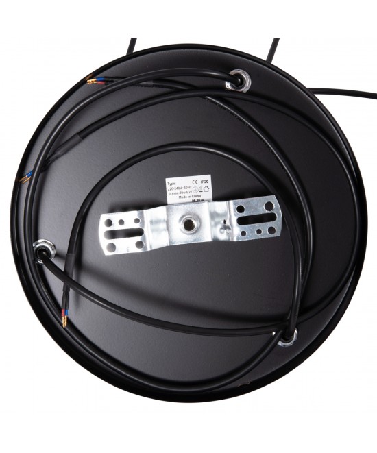 ΦΩΤΙΣΤΙΚΟ ΟΡΟΦΗΣ ΚΡΕΜΑΣΤΟ BIUT HM7528.11 ΜΑΥΡΟ ΜΕΤΑΛΛΟ-ΧΡΥΣΟ ΝΤΟΥΙ Φ23x139Υεκ.