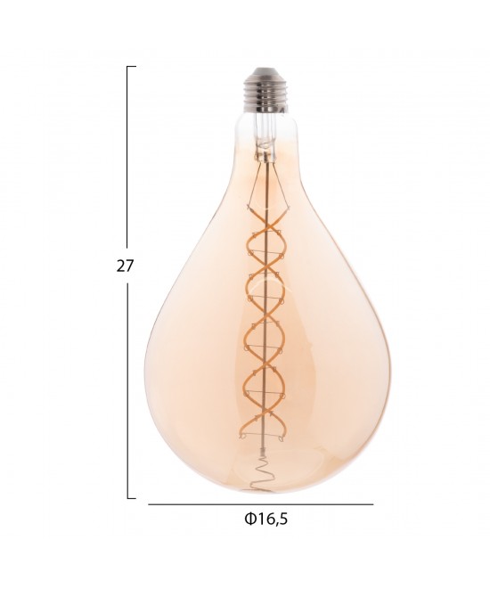 ΦΩΤΙΣΤΙΚΟ ΟΡΟΦΗΣ ΚΡΕΜΑΣΤΟ ΜΕ ΛΑΜΠΤΗΡΑ HM11928.01--ΣΧΟΙΝΙ 1m ΠΑΧΟΥΣ 2cm-ΝΤΟΥΙ Ε27