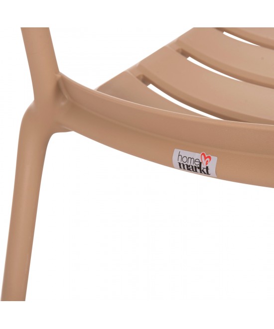 ΠΟΛΥΘΡΟΝΑ ΣΑΛΟΝΙΟΥ ΠΟΛΥΠΡΟΠΥΛΕΝΙΟΥ KORVER HM6333.04 ΚΑΠΟΥΤΣΙΝΟ 63.5x65x76Υεκ.